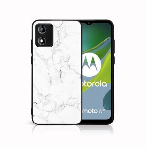 MY ART Ochranný kryt pre Motorola Moto E13 WHITE MARBLE (144)
