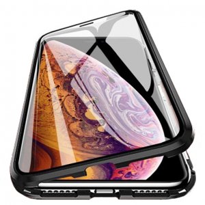 MG Magnetic Full Body Glass magnetické pouzdro na Samsung Galaxy S10 Plus, černé