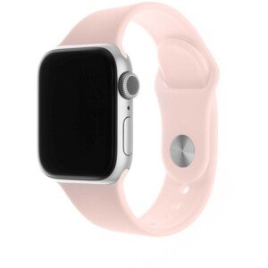FIXED Silicone Strap silikonový řemínek set Apple Watch 38 mm/40 mm růžový