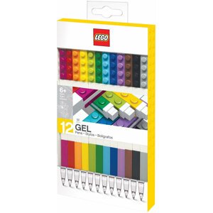 Pero LEGO, mix barev, gelové, 12ks - 51639