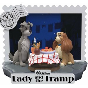 Figurka Disney - Lady a Tramp Diorama - 04711203453949